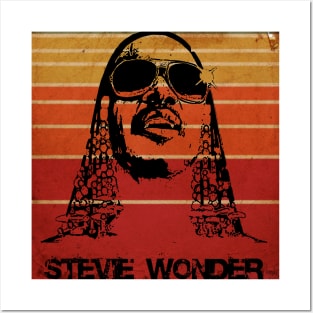 Stevie Wonder//Retro Vintage Posters and Art